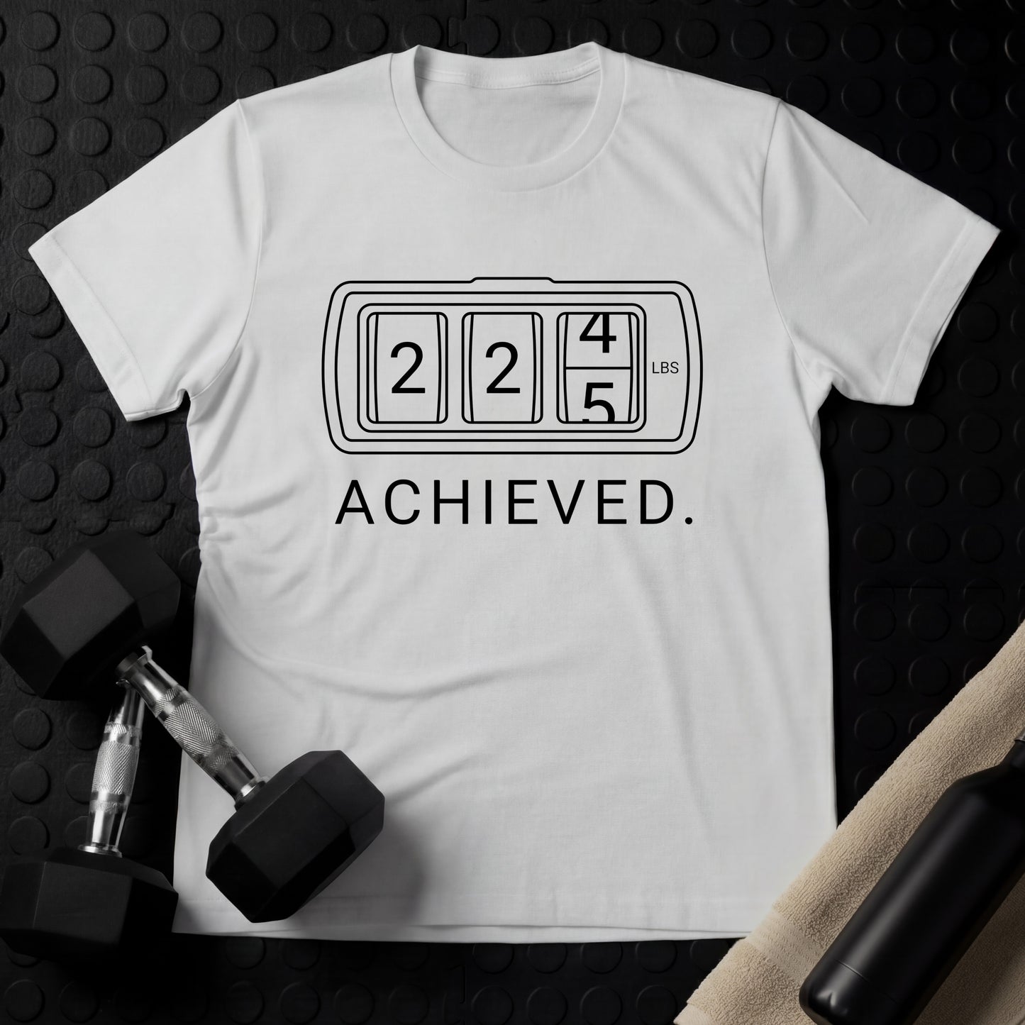 Achieved - Gym Line Art T-Shirt