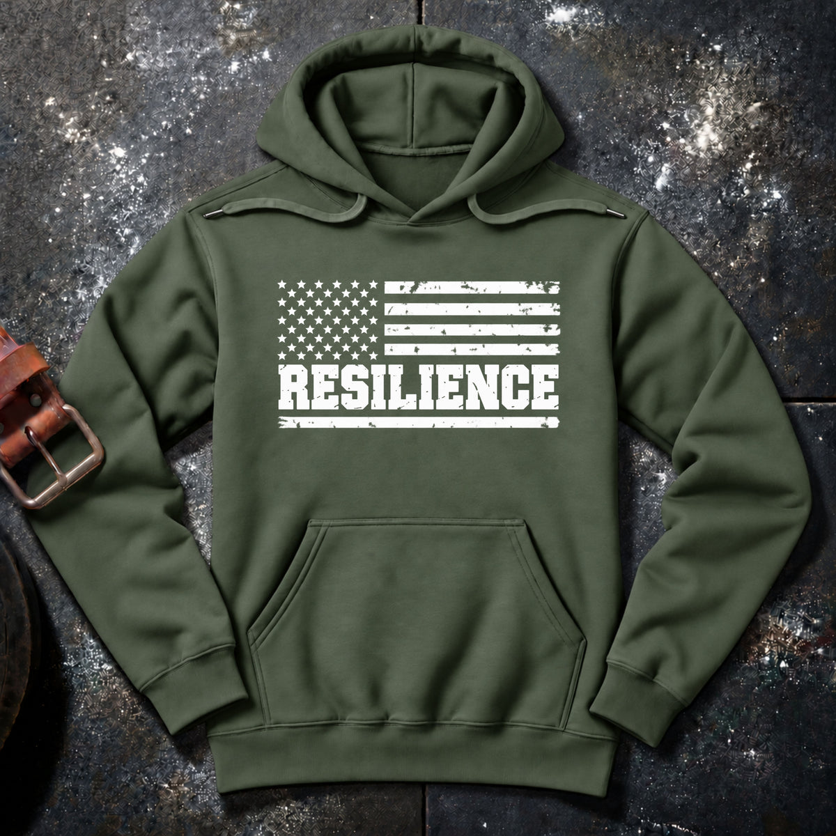 RESILIENCE FLAG — Hoodie