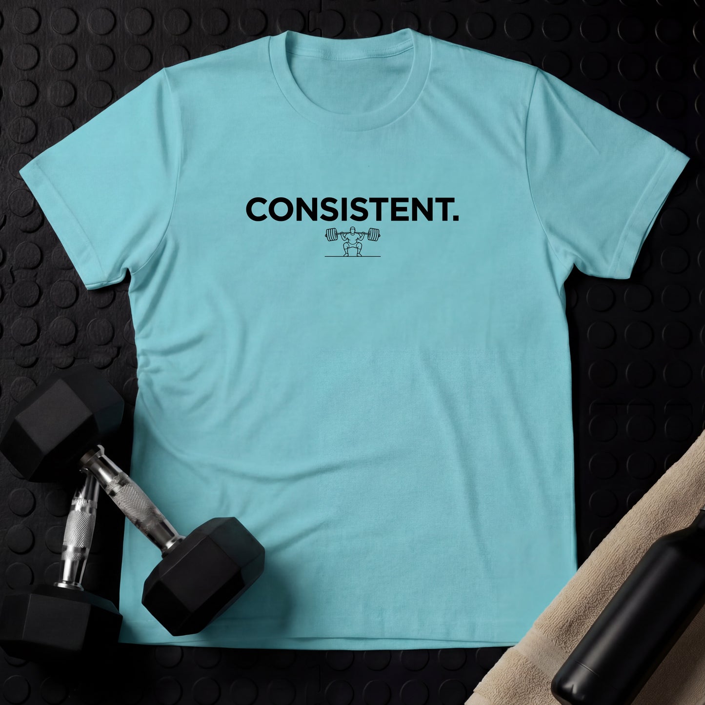 CONSISTENT. - Gym Line Art T-Shirt