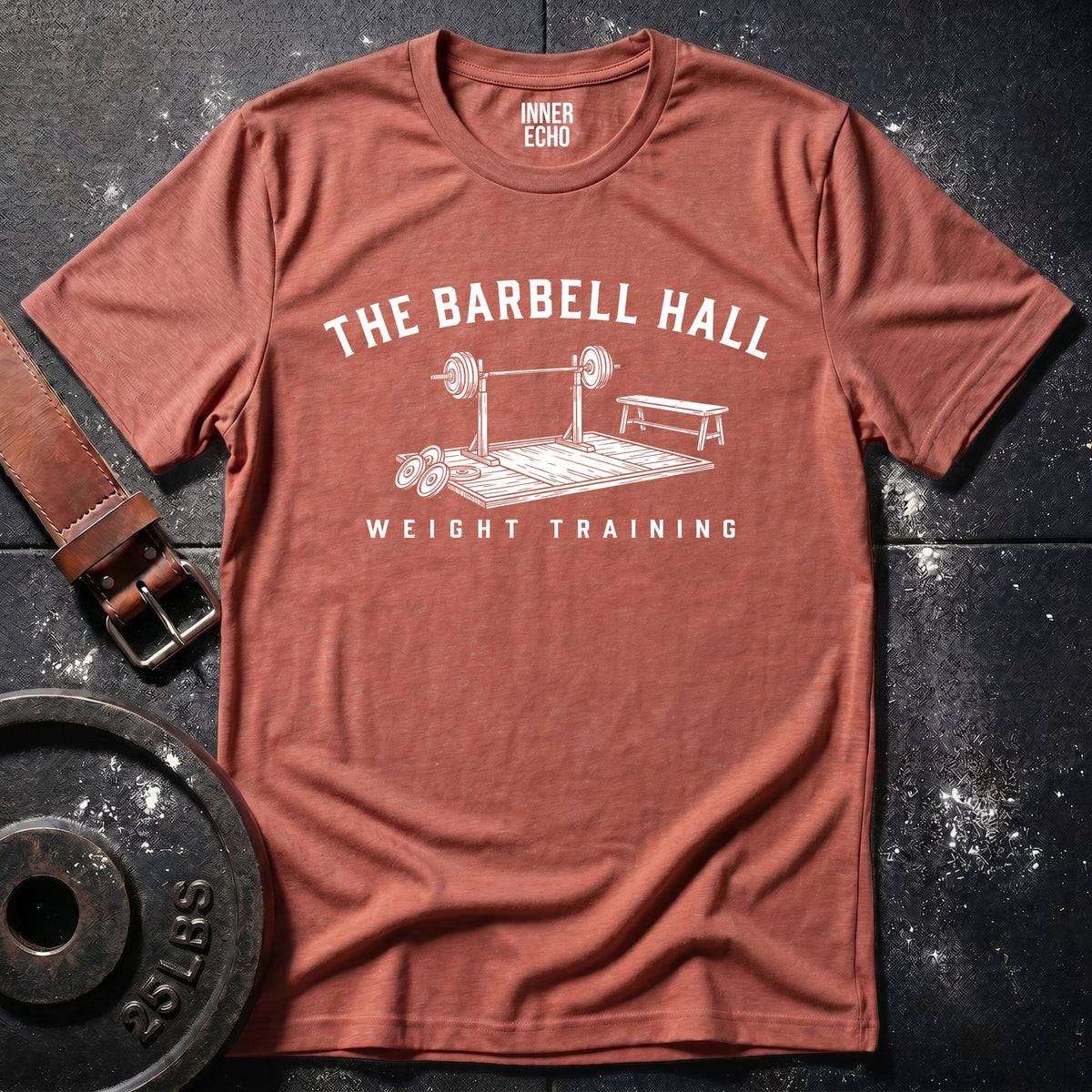 THE BARBELL HALL — T-Shirt