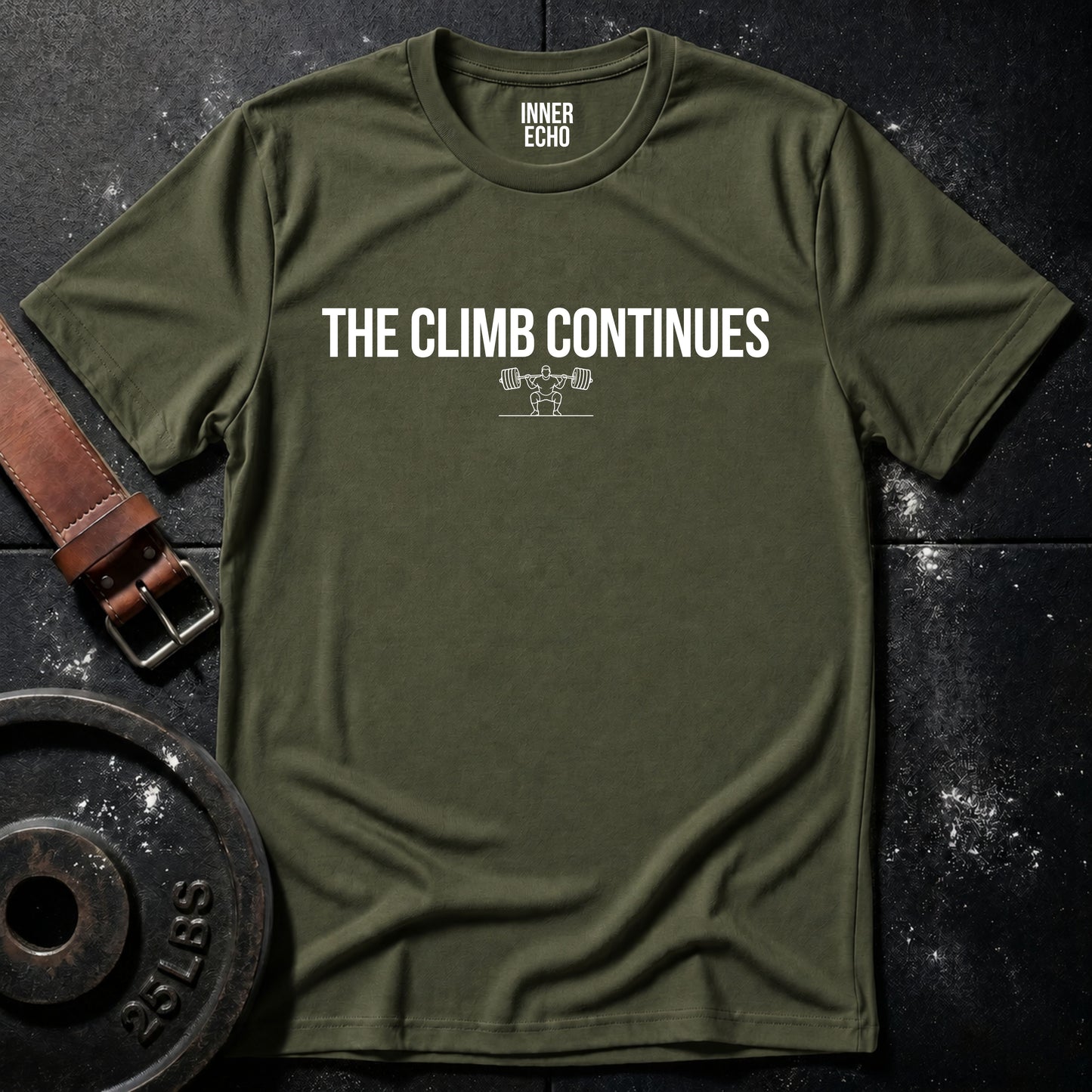 THE CLIMB CONTINUES — Tee