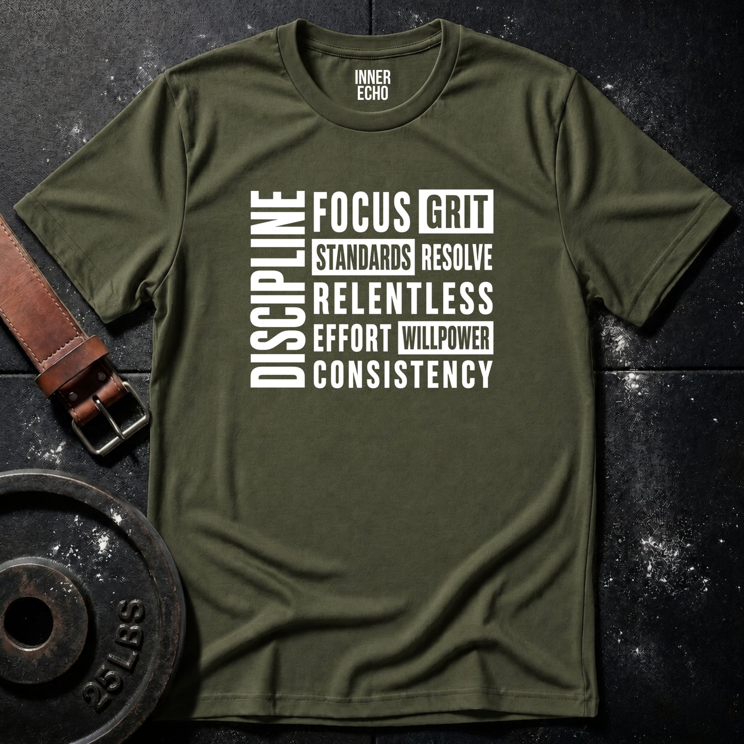 DISCIPLINE Stack — T-Shirt
