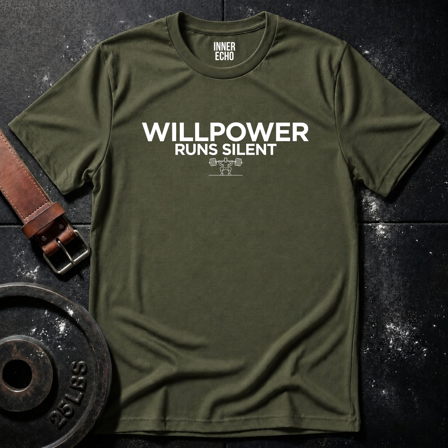WILLPOWER RUNS SILENT — Tee