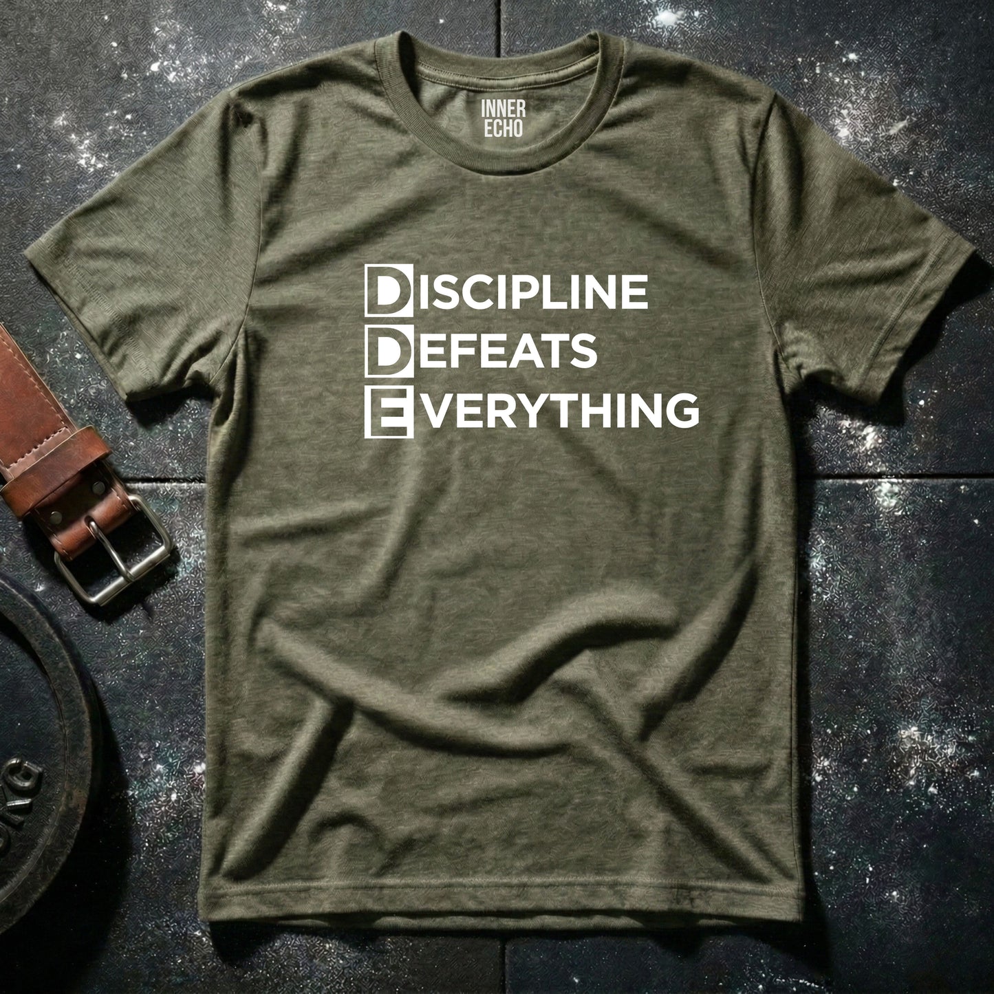 DISCIPLINE DEAFEATS EVERYTHING — T-Shirt