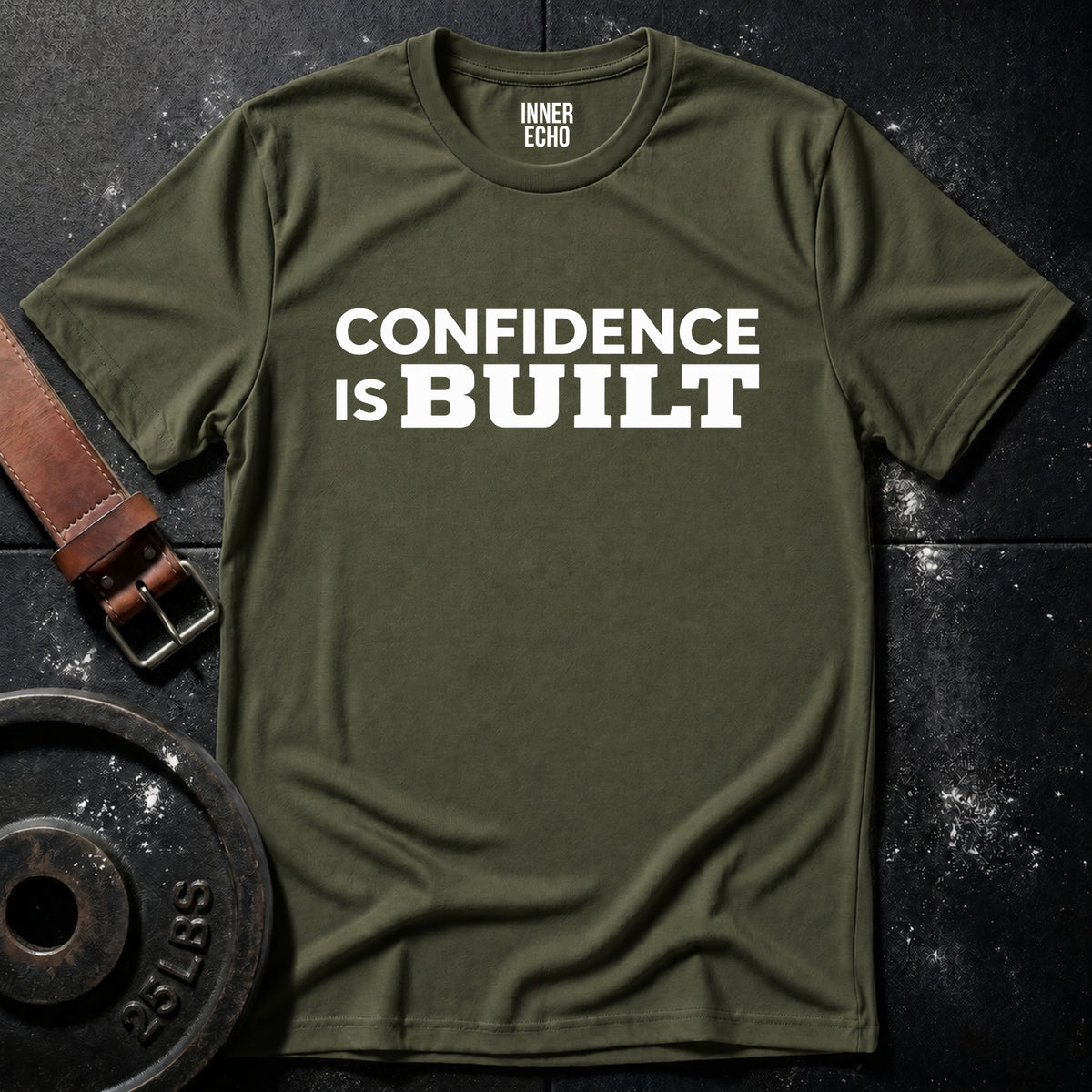 CONFIDENCE IS BUILT — T-Shirt