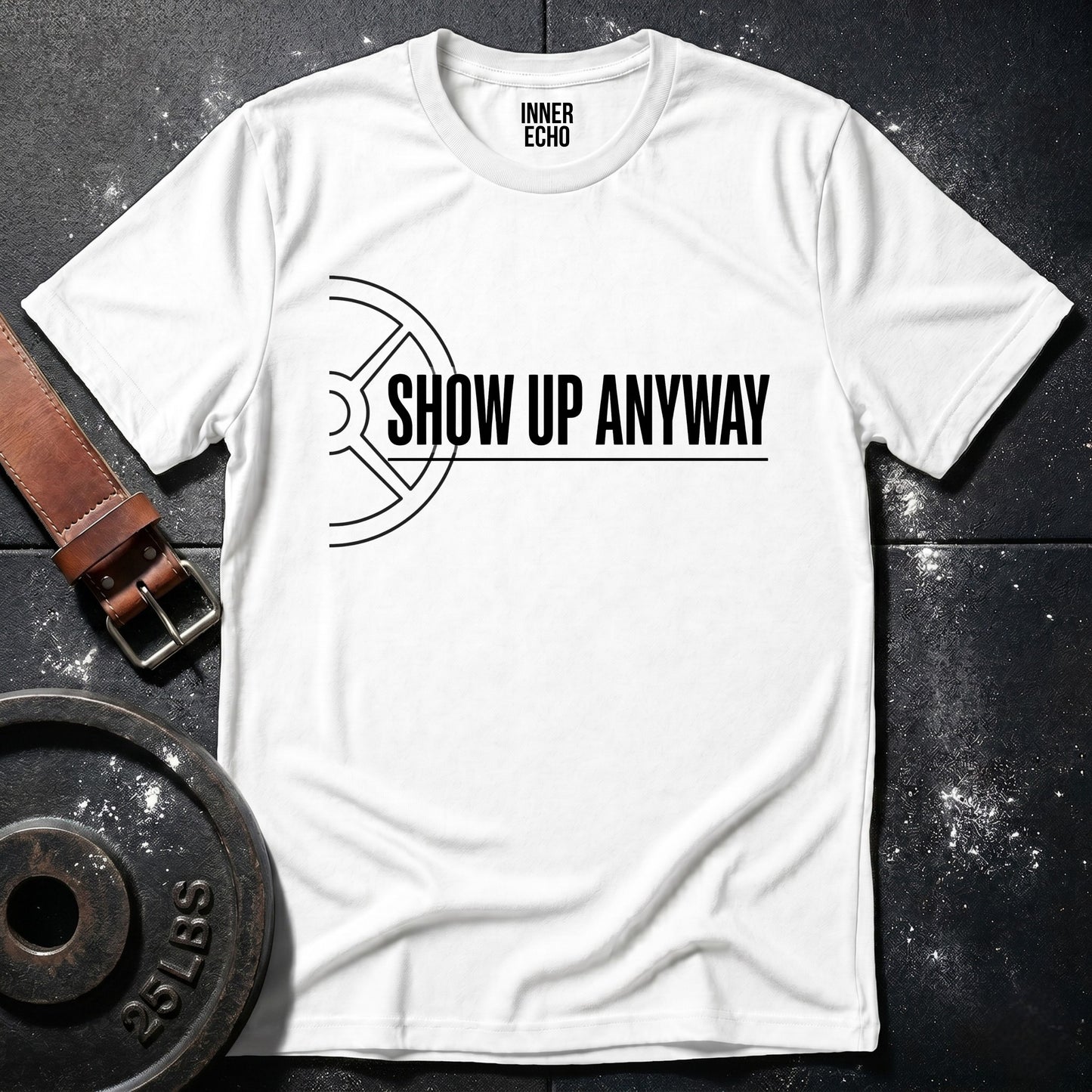 SHOW UP Plate — T-Shirt