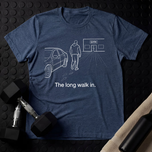 The Long Walk In - Gym Line Art T-Shirt