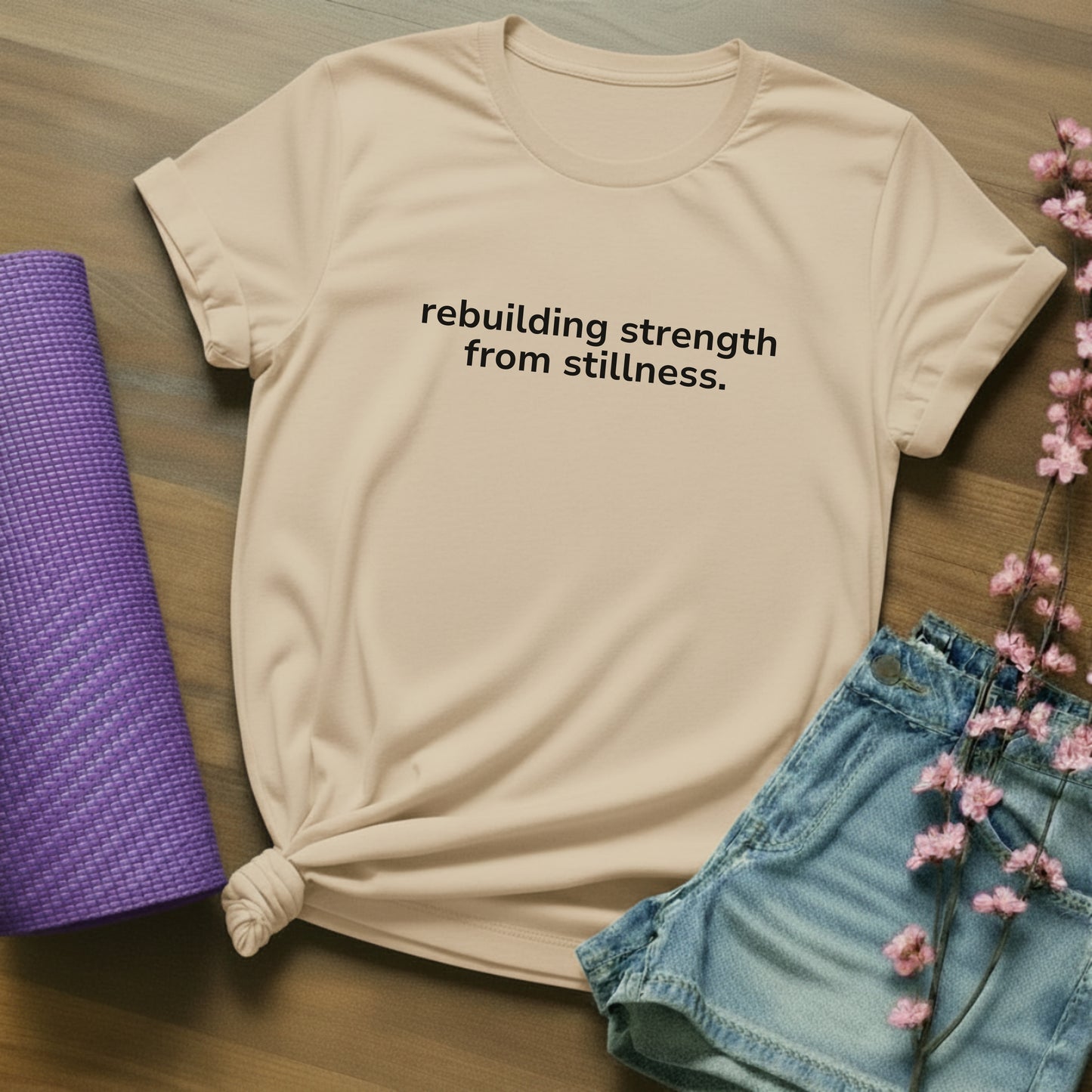 rebuilding strength from stillness.  - minimal