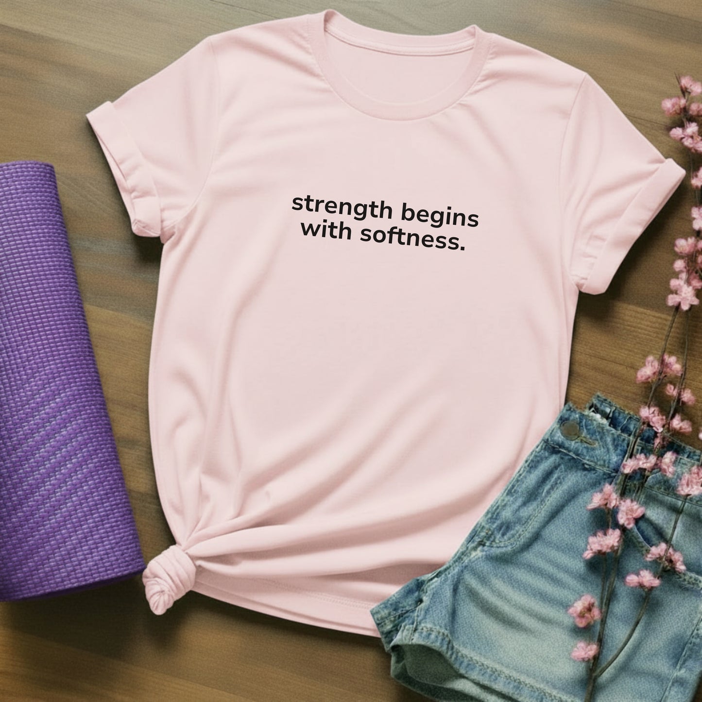 strength begins with softness. - minimal