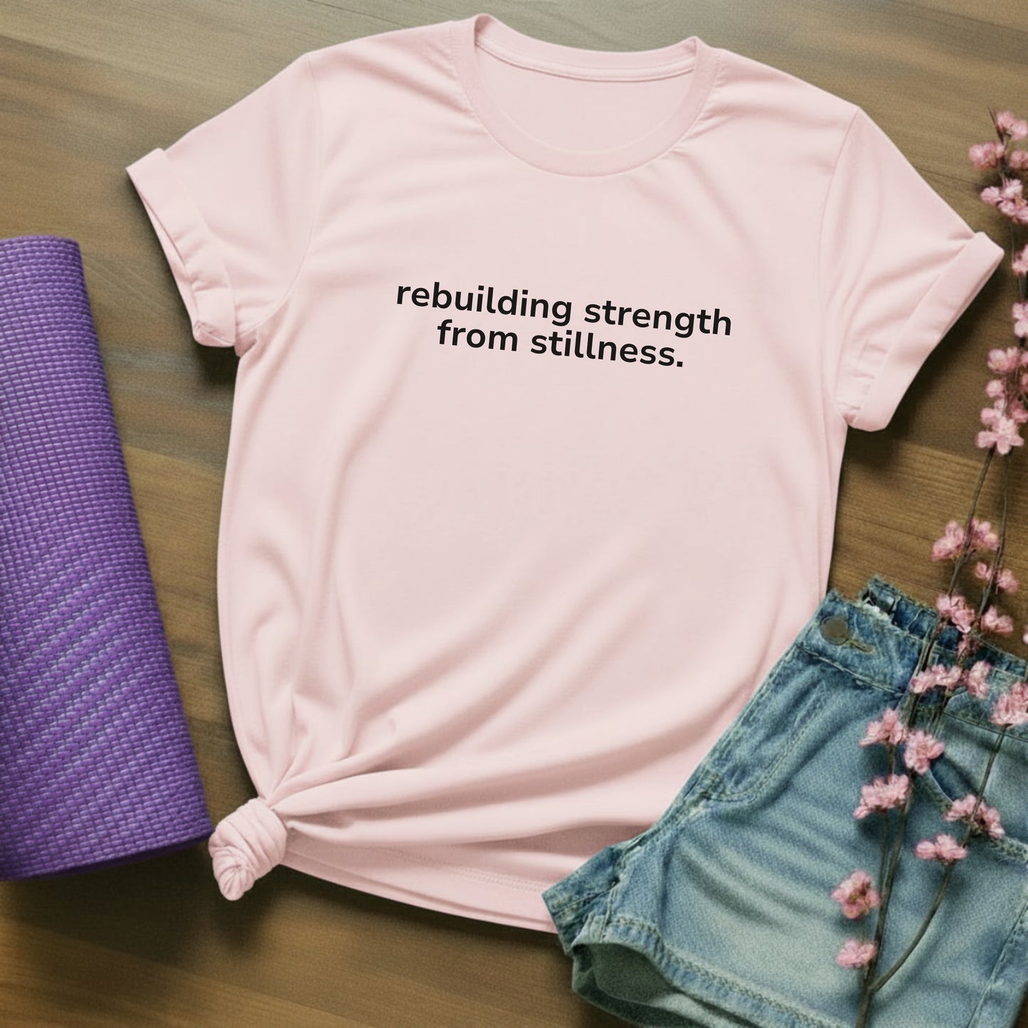 rebuilding strength from stillness.  - minimal