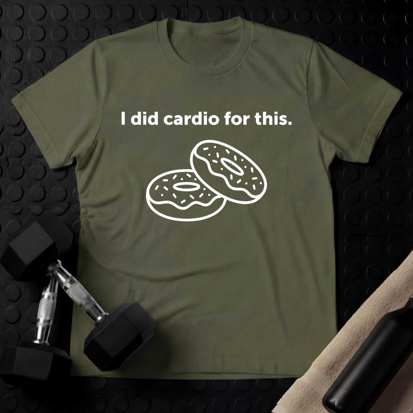 I did cardio for this - Gym Line Art T-Shirt