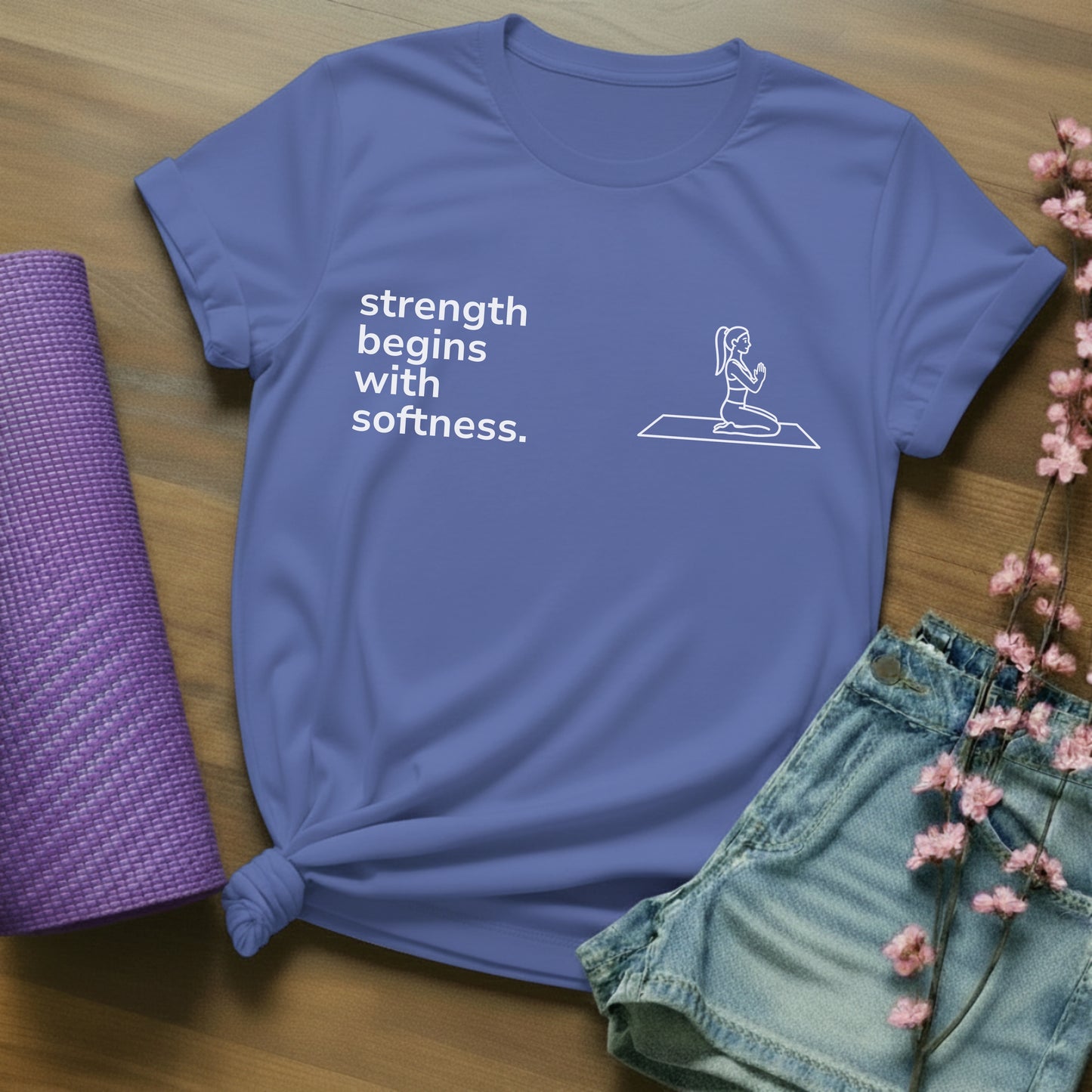 strength begins with softness. - block