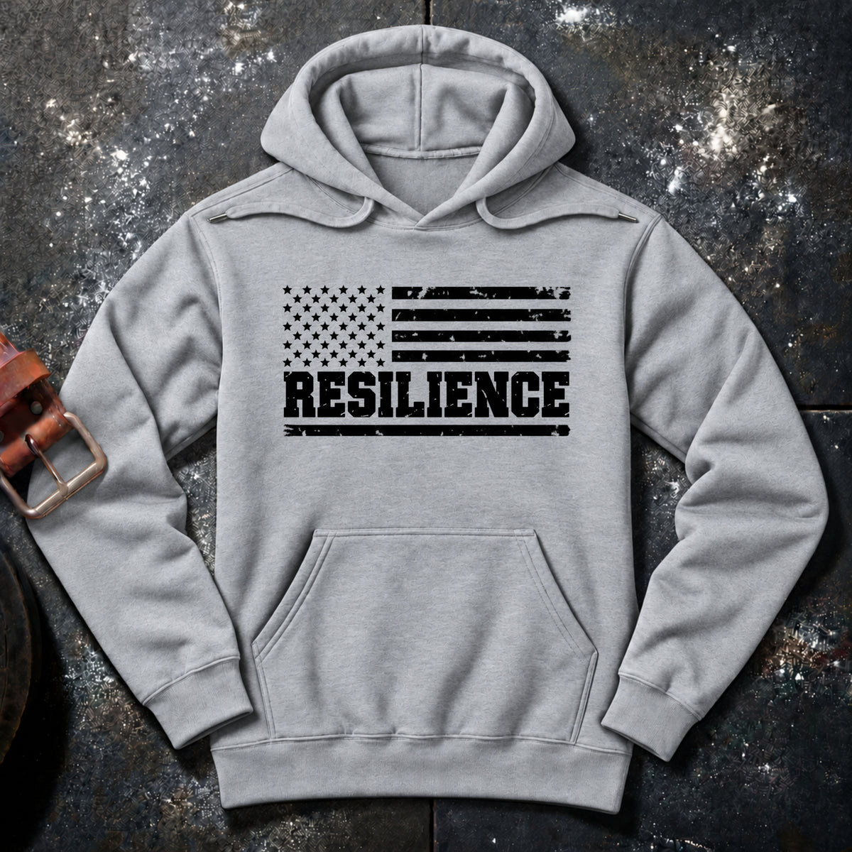 RESILIENCE FLAG — Hoodie