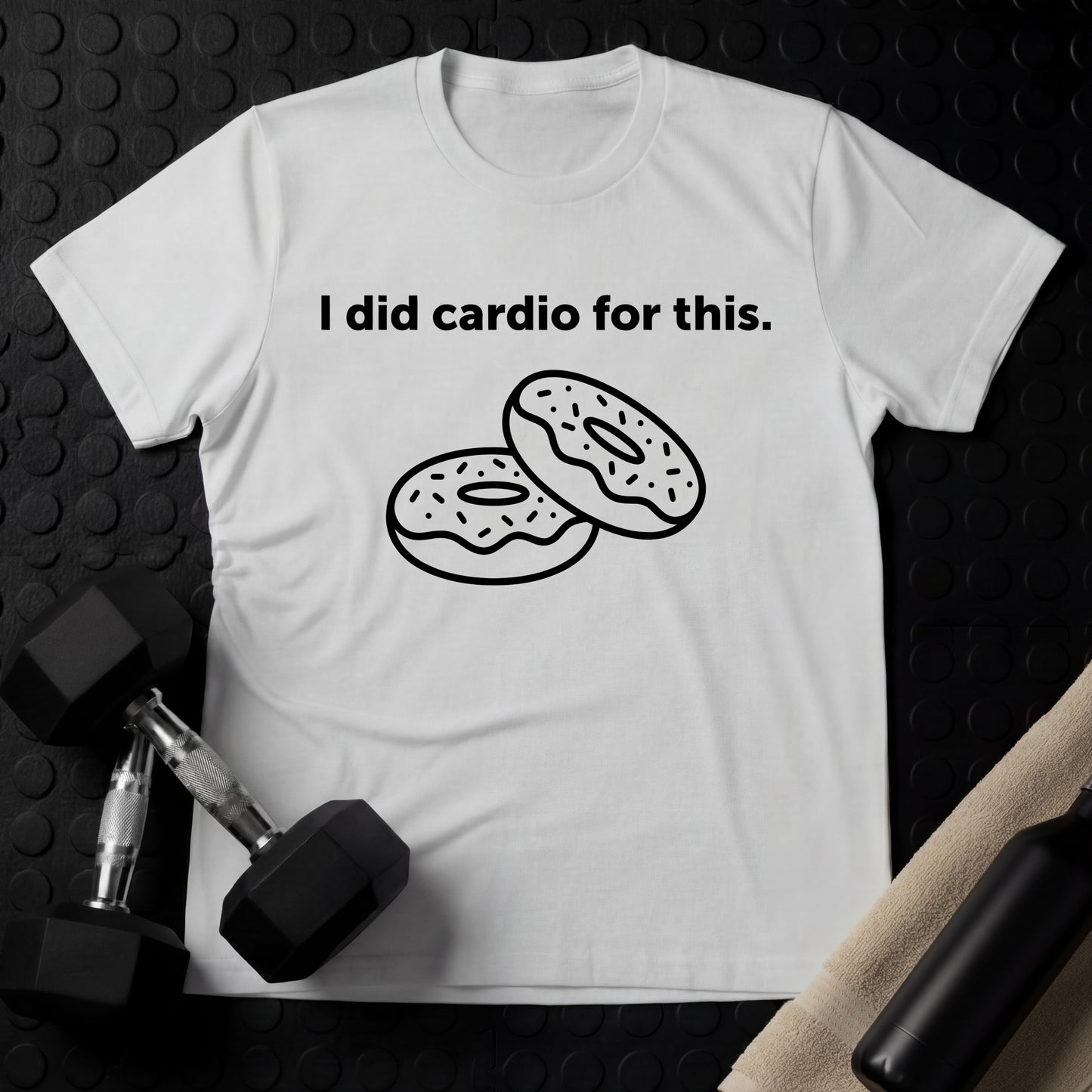 I did cardio for this - Gym Line Art T-Shirt