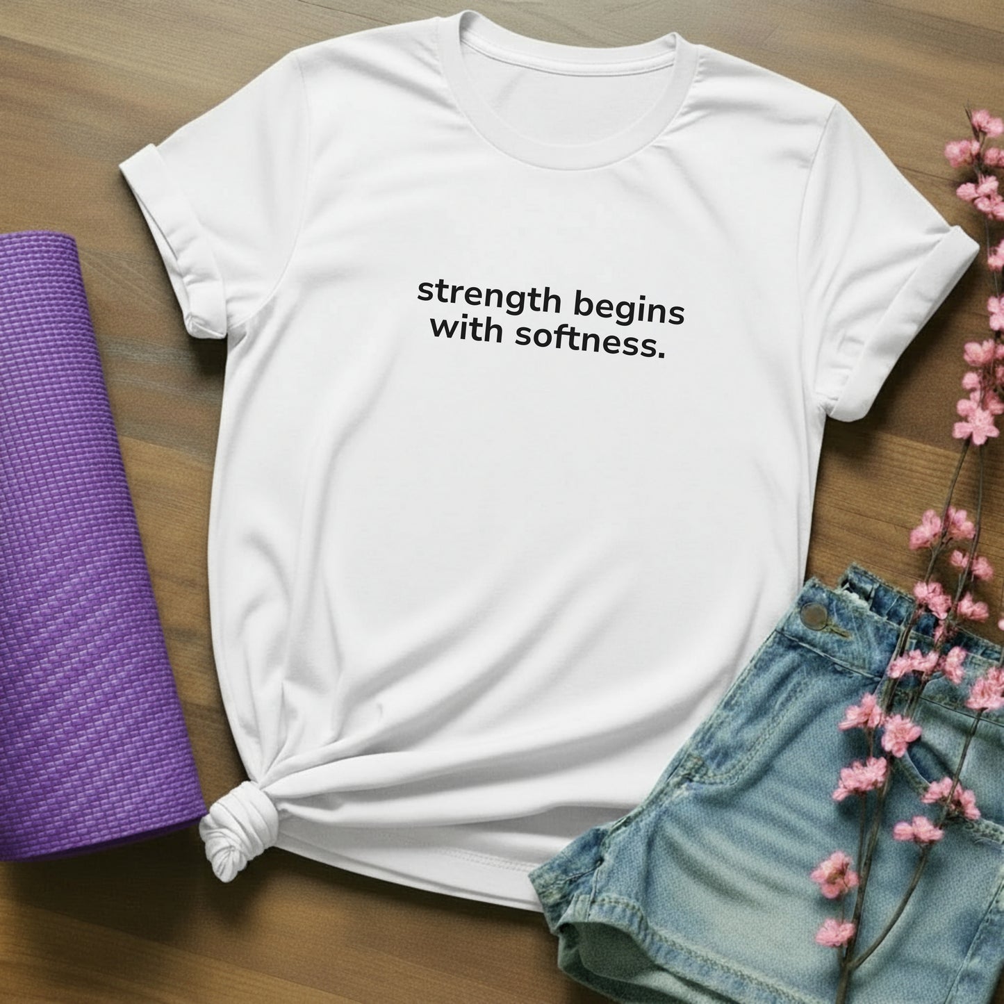 strength begins with softness. - minimal