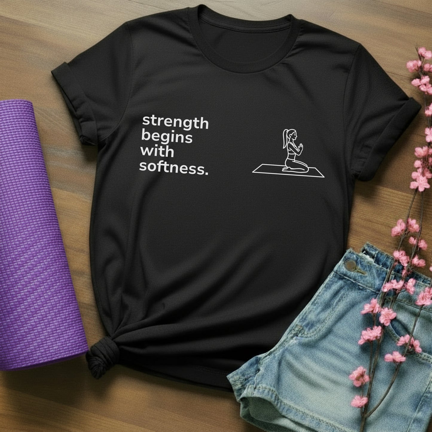 strength begins with softness. - block