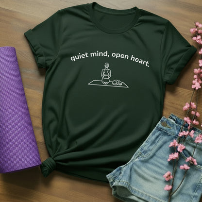 quiet mind, open heart. - arch - cat