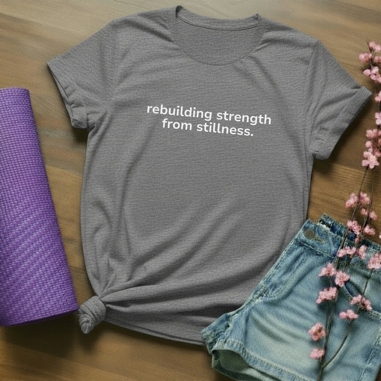 rebuilding strength from stillness.  - minimal