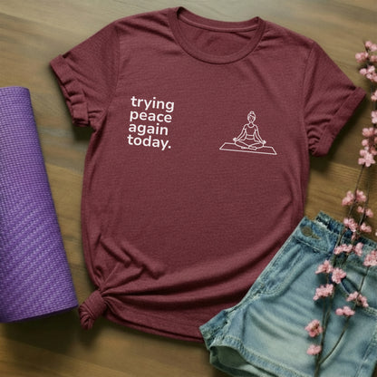 trying peace again today. - block - solo