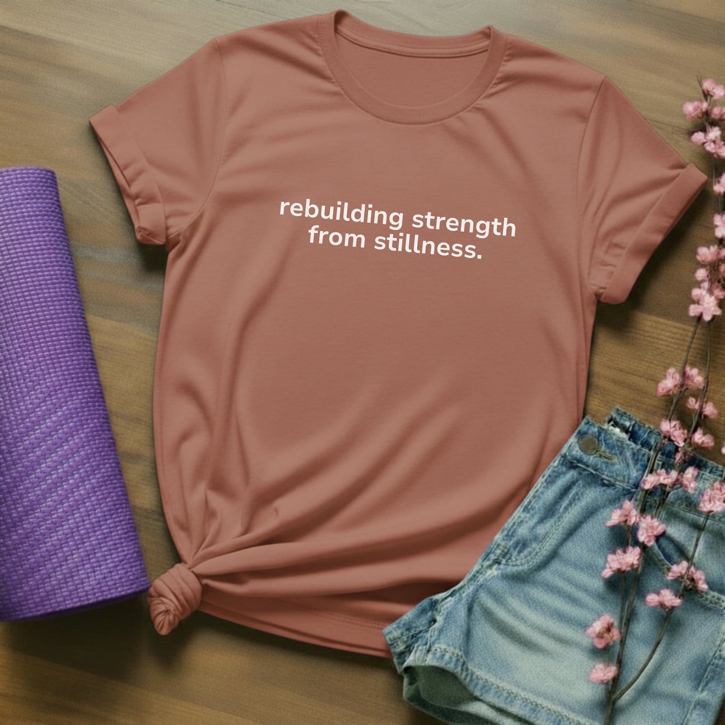 rebuilding strength from stillness.  - minimal