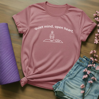 quiet mind, open heart. - arch - cat