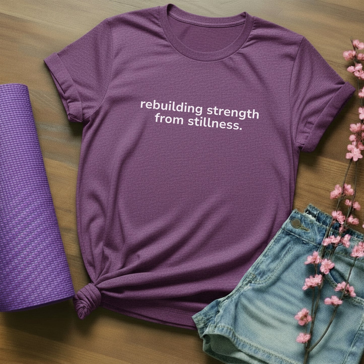 rebuilding strength from stillness.  - minimal