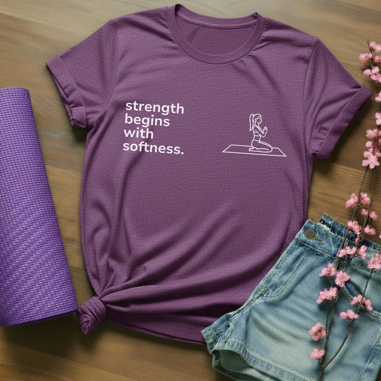 strength begins with softness. - block