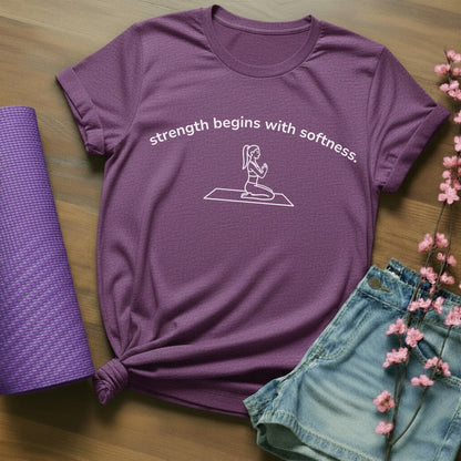 strength begins with softness. - arch