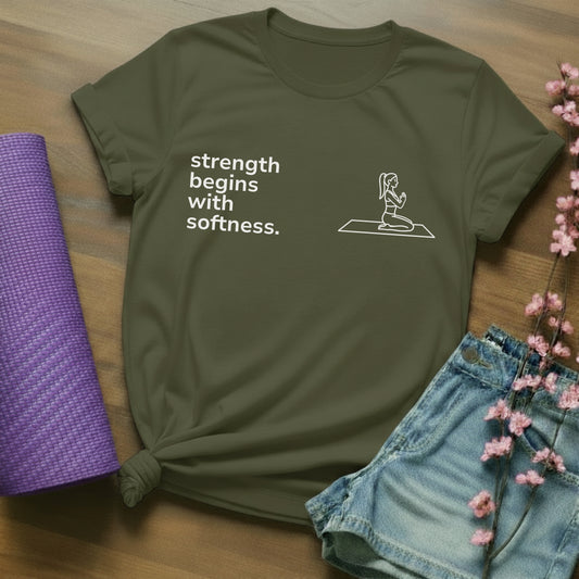 strength begins with softness. - block