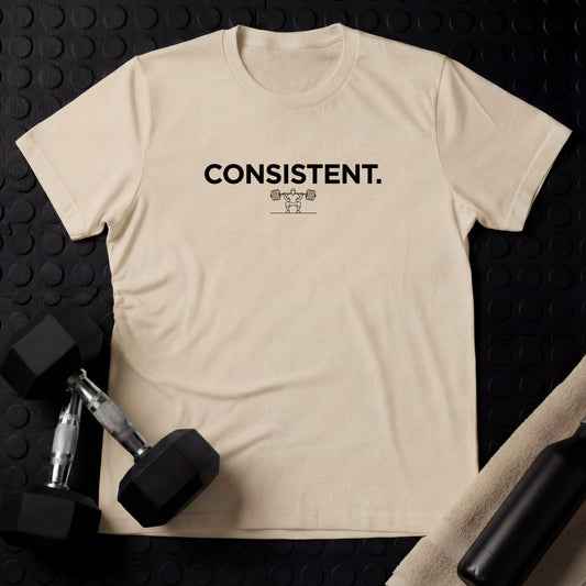 CONSISTENT. - Gym Line Art T-Shirt