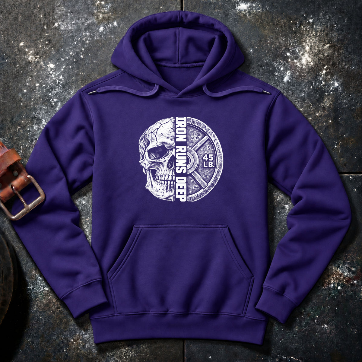 IRON RUNS DEEP — Hoodie