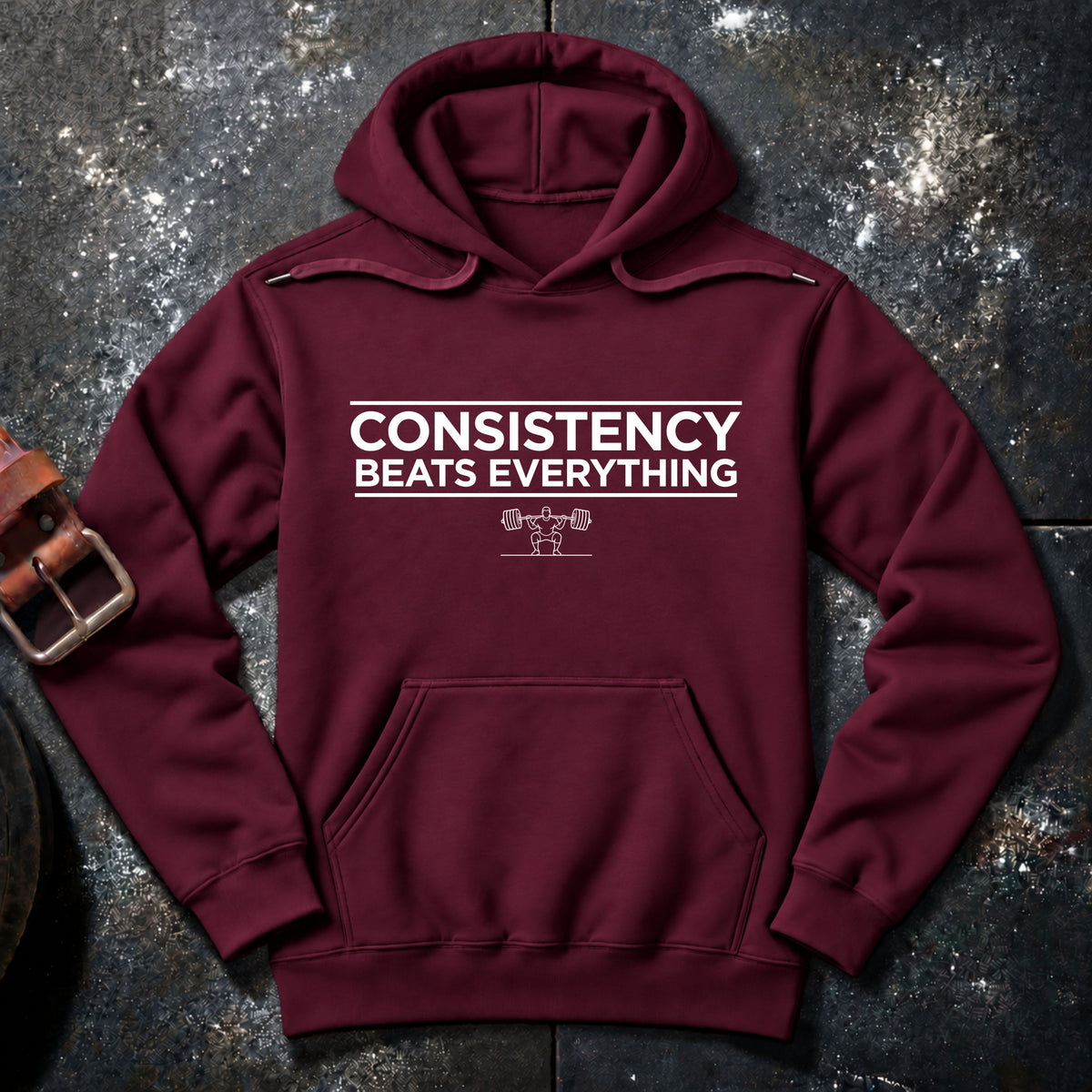 CONSISTENCY BEATS EVERYTHING — Hoodie