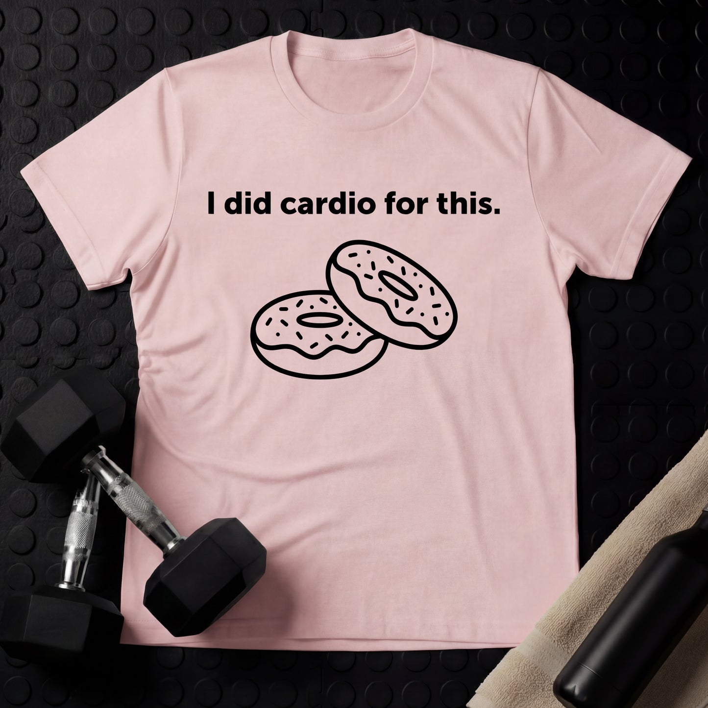 I did cardio for this - Gym Line Art T-Shirt