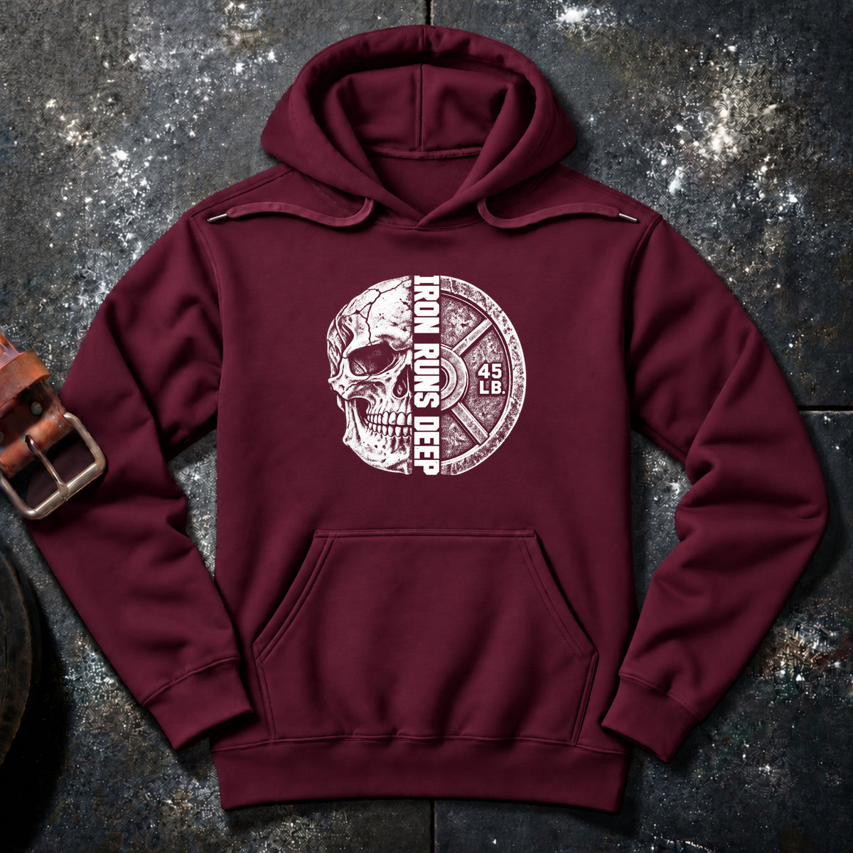 IRON RUNS DEEP — Hoodie