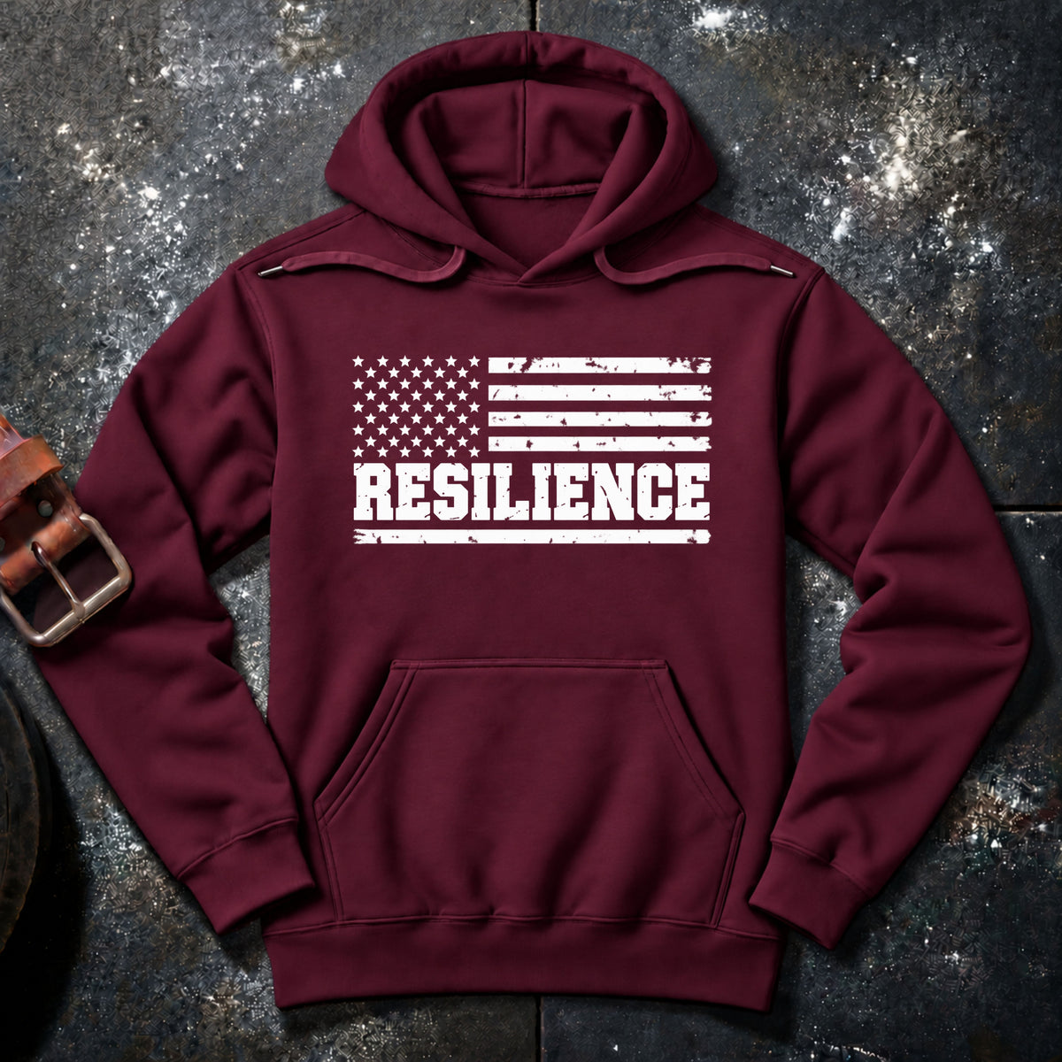 RESILIENCE FLAG — Hoodie