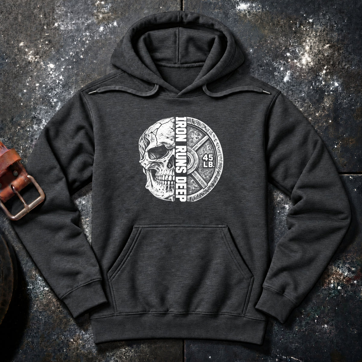 IRON RUNS DEEP — Hoodie