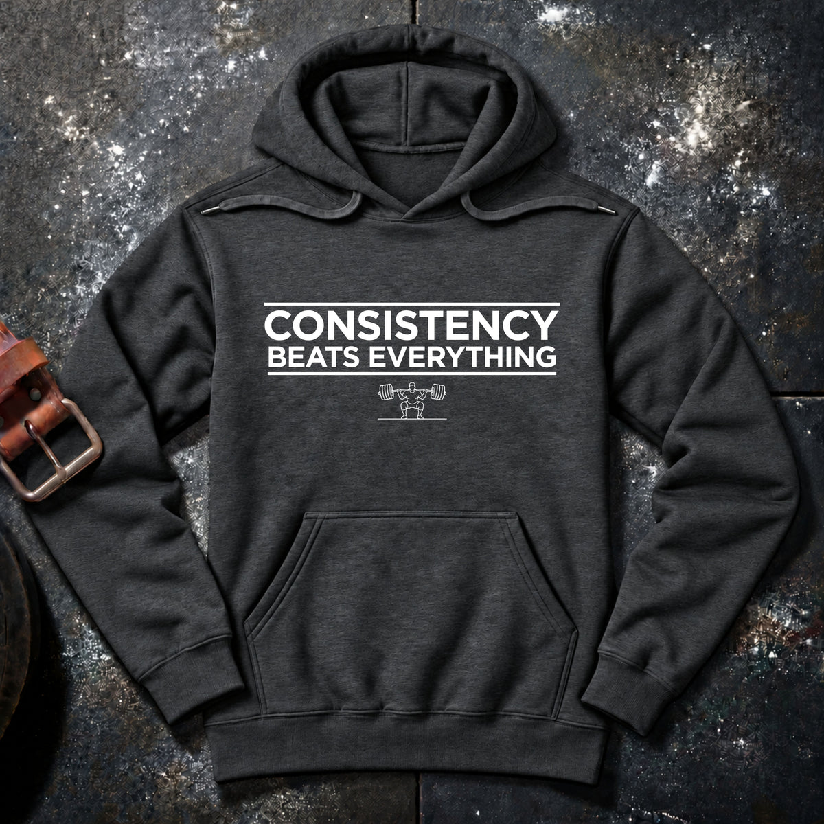 CONSISTENCY BEATS EVERYTHING — Hoodie