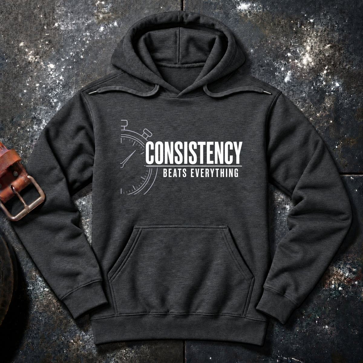 CONSISTENCY Stopwatch — Hoodie