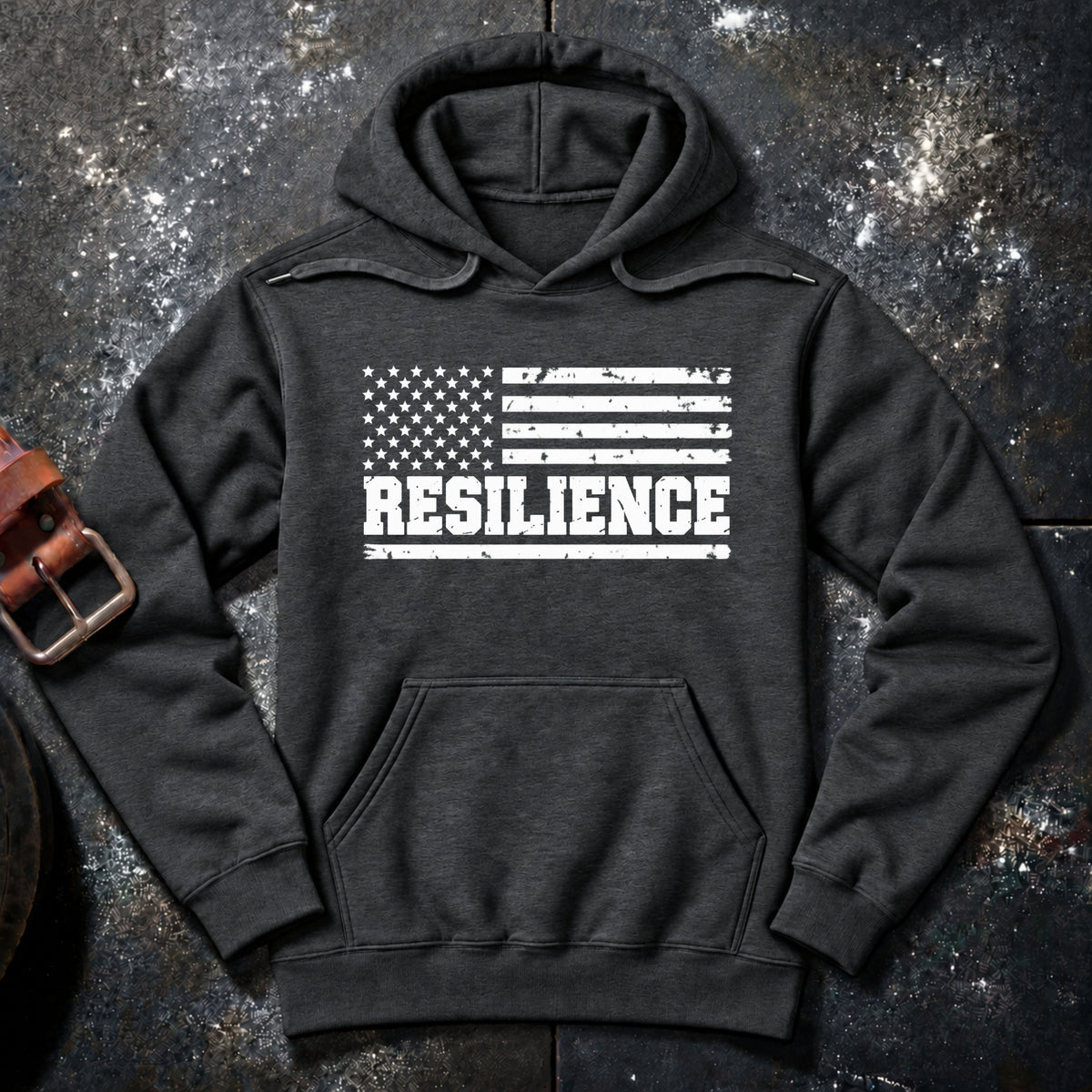 RESILIENCE FLAG — Hoodie