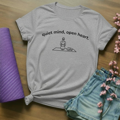 quiet mind, open heart. - arch - cat