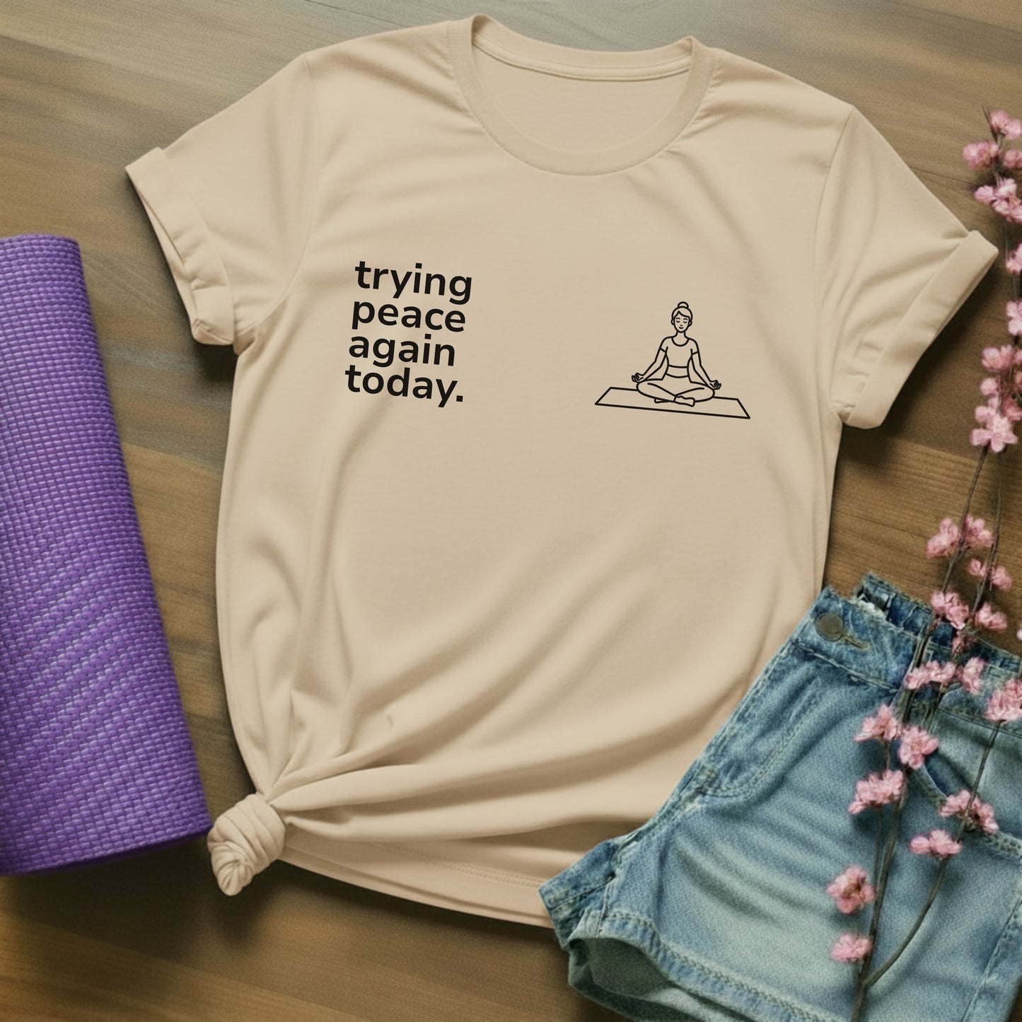 trying peace again today. - block - solo