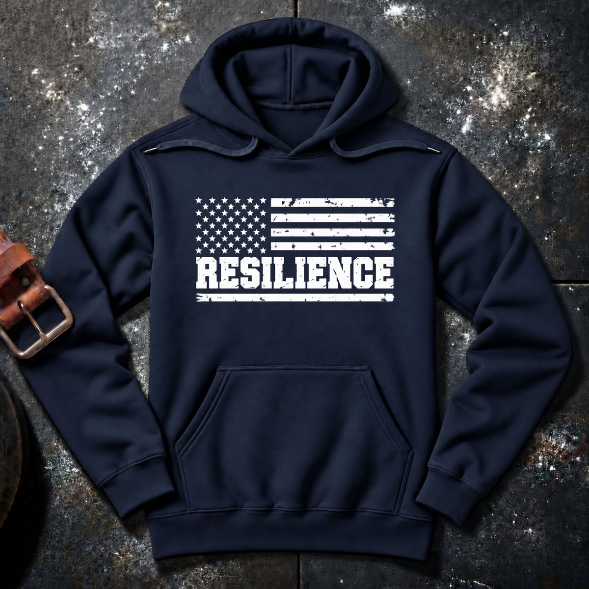RESILIENCE FLAG — Hoodie