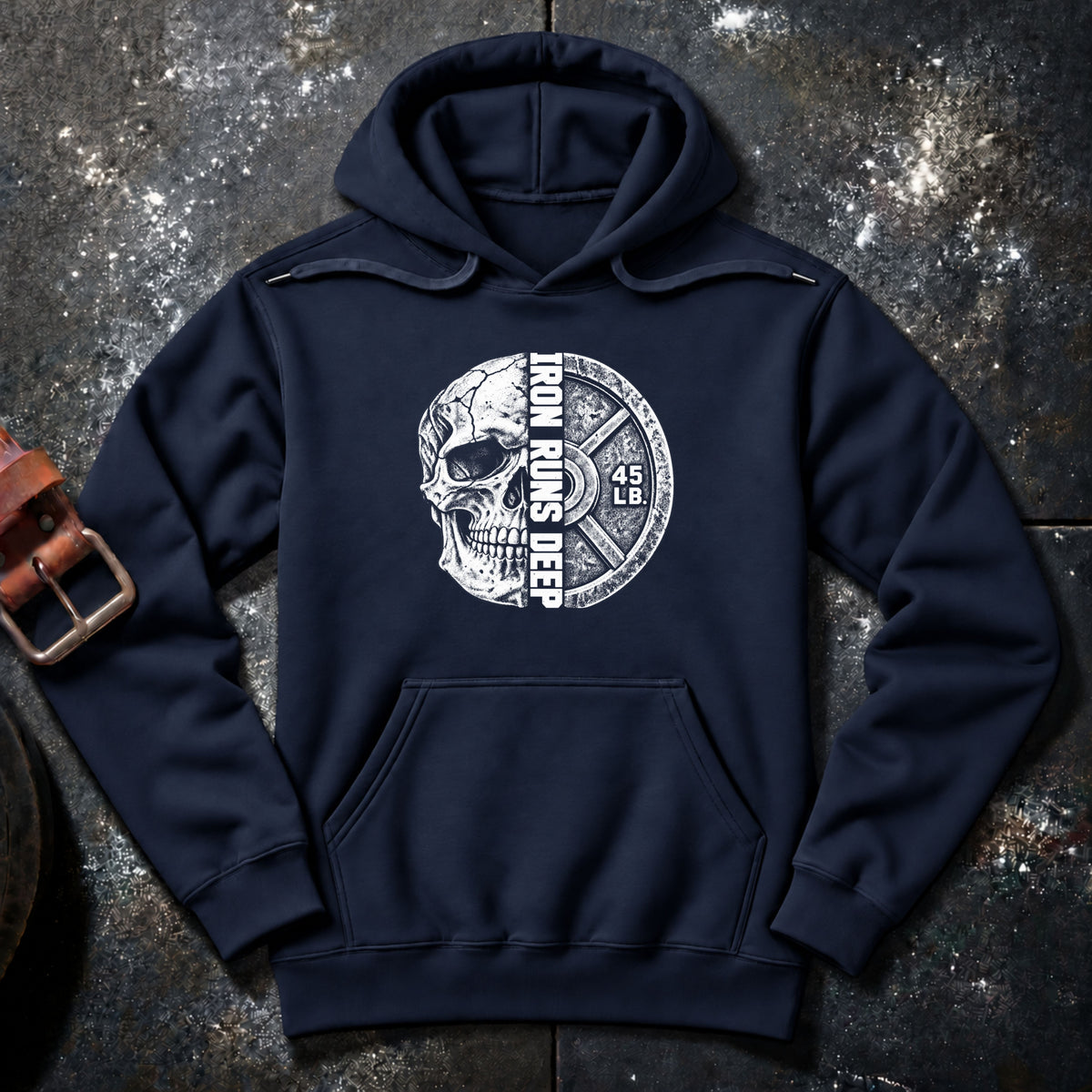 IRON RUNS DEEP — Hoodie