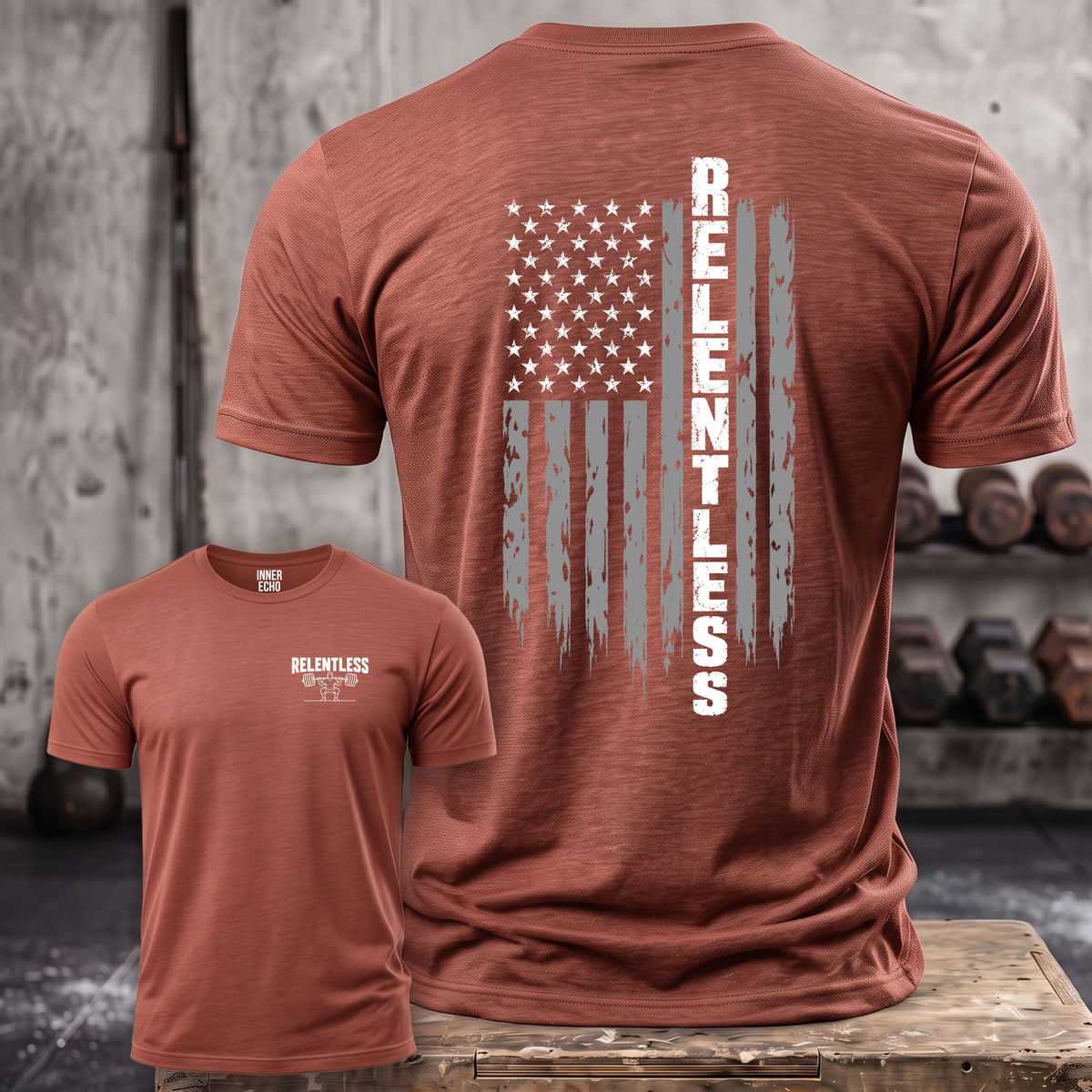 RELENTLESS FLAG — T-Shirt