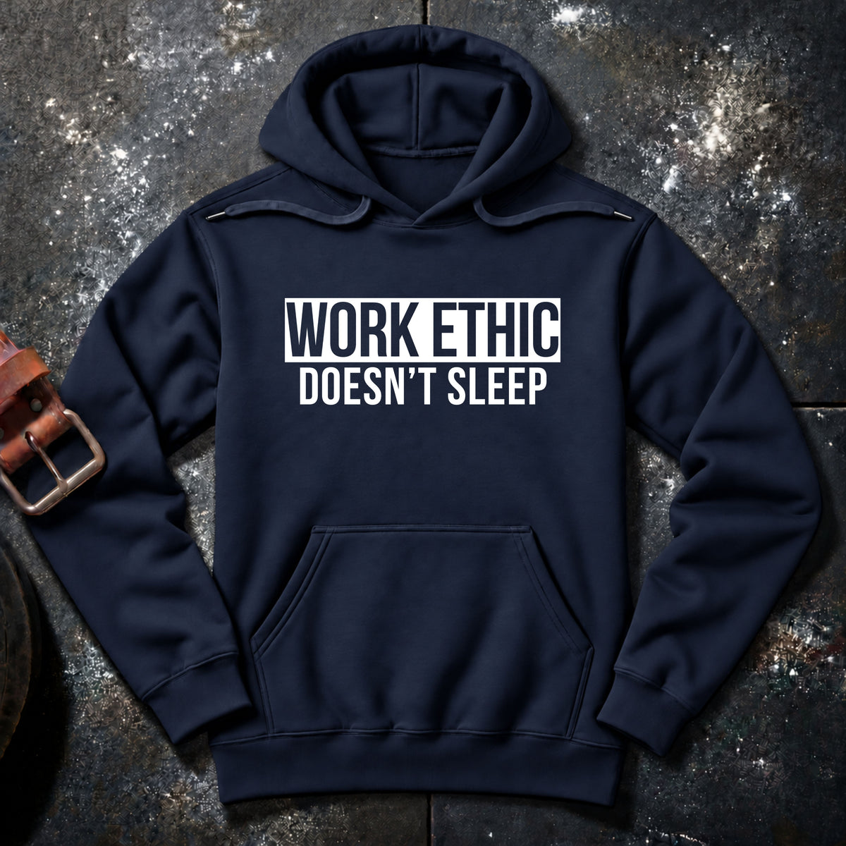 WORK ETHIC Stripe — Hoodie