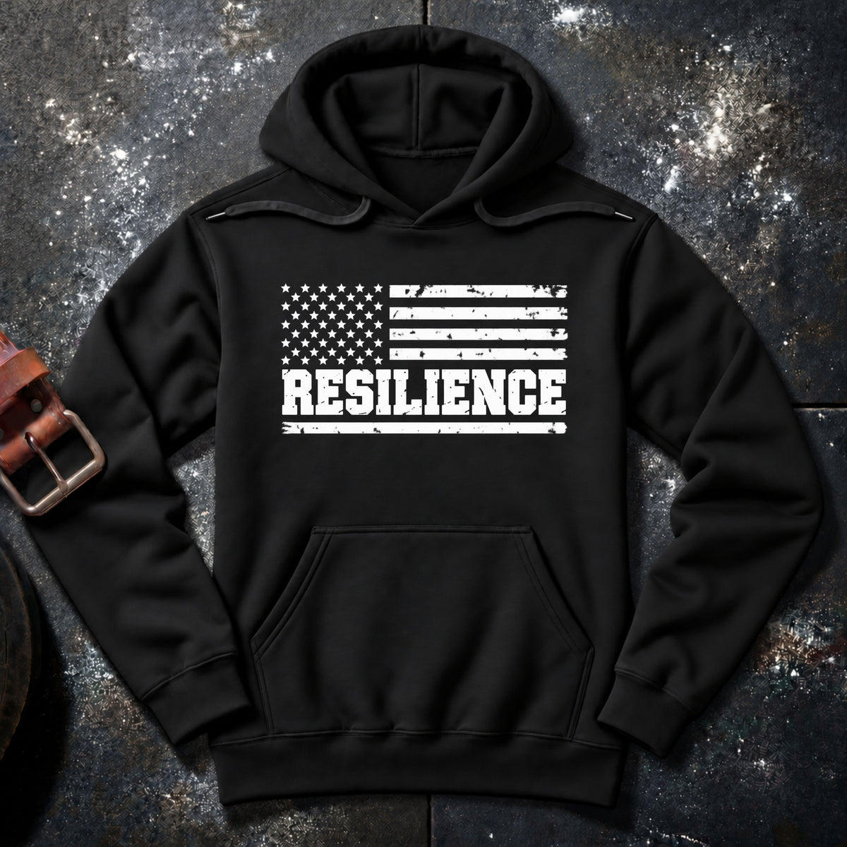RESILIENCE FLAG — Hoodie