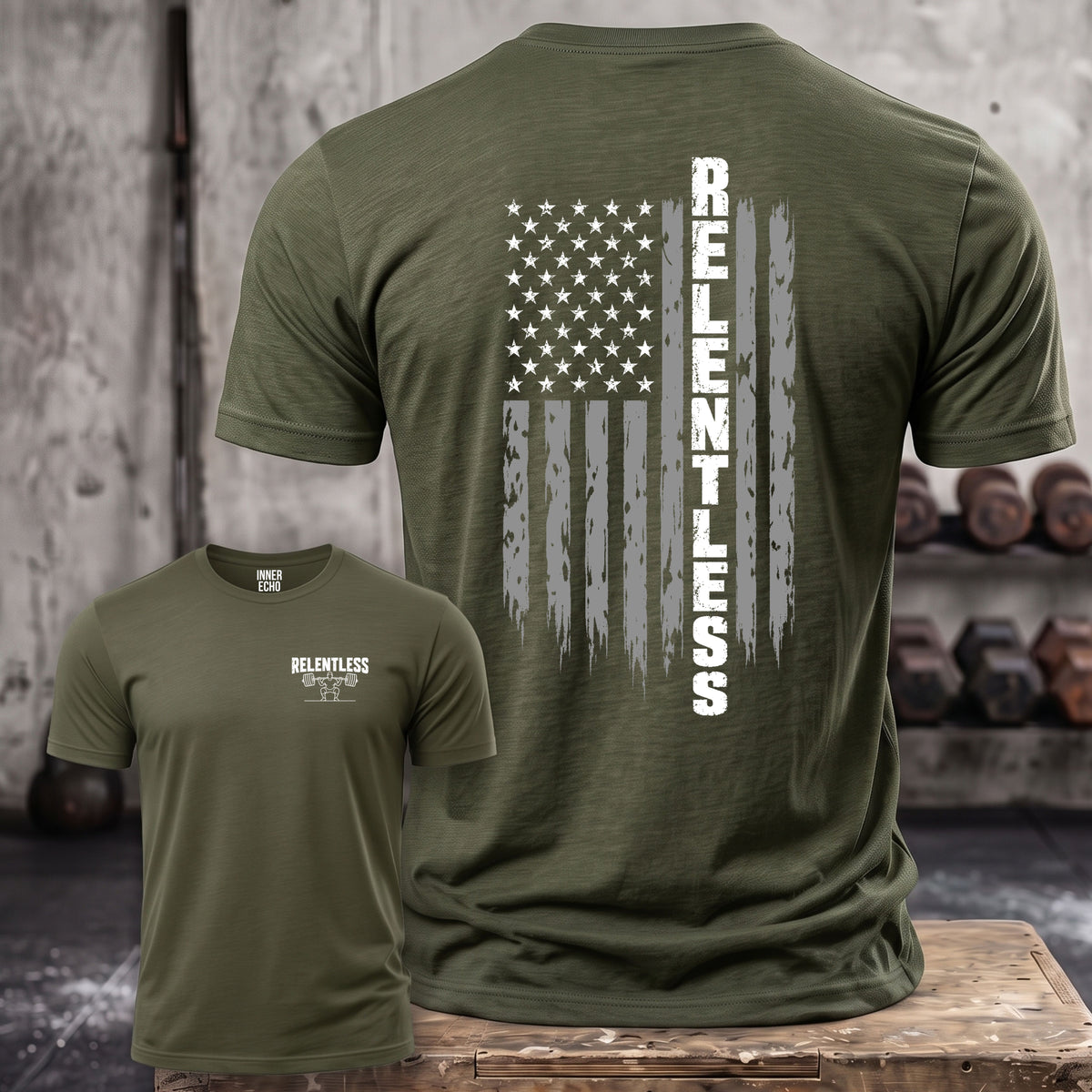 RELENTLESS FLAG — T-Shirt