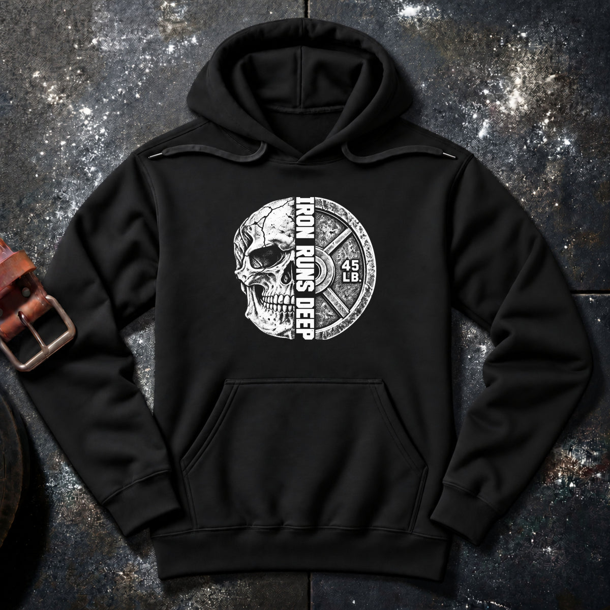 IRON RUNS DEEP — Hoodie