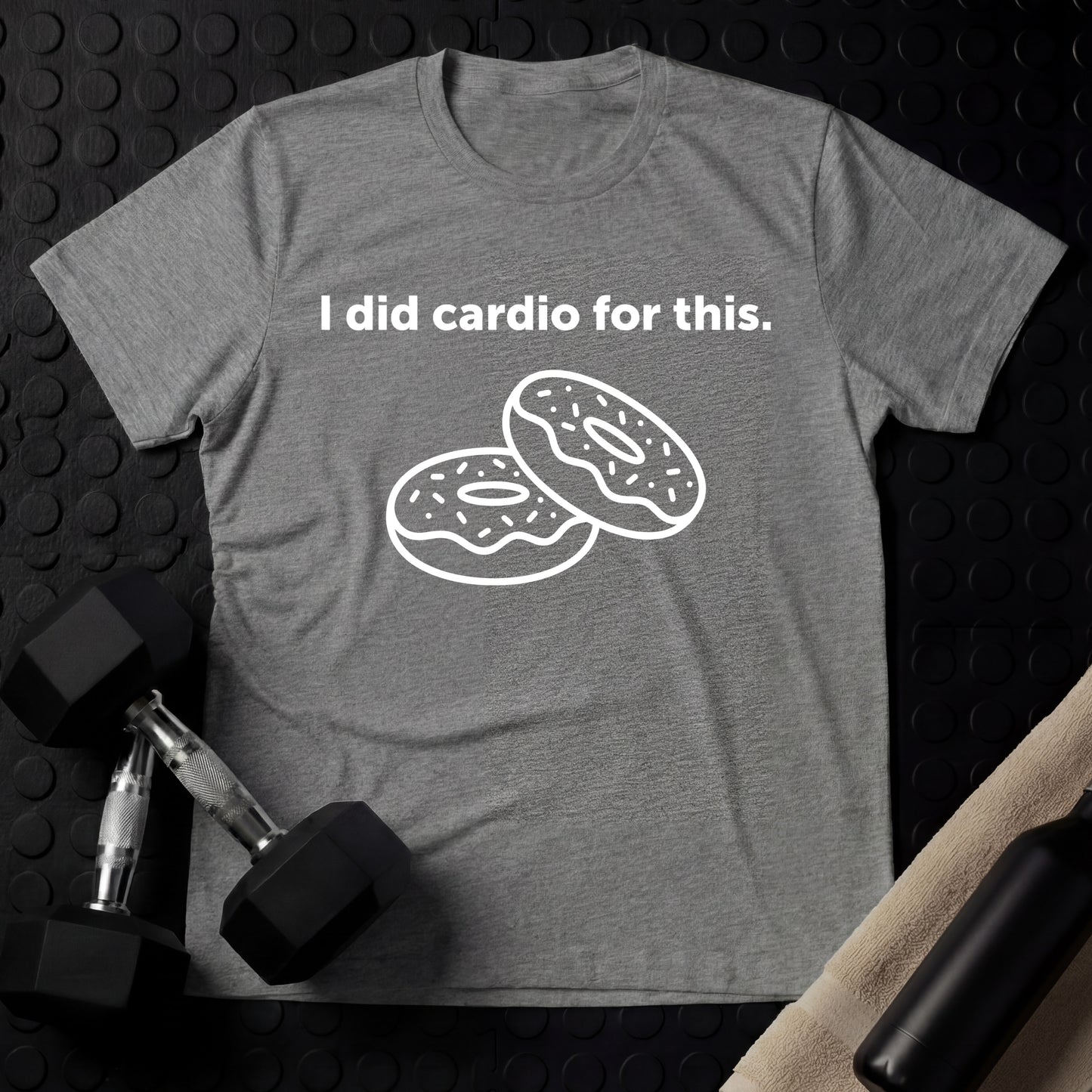 I did cardio for this - Gym Line Art T-Shirt