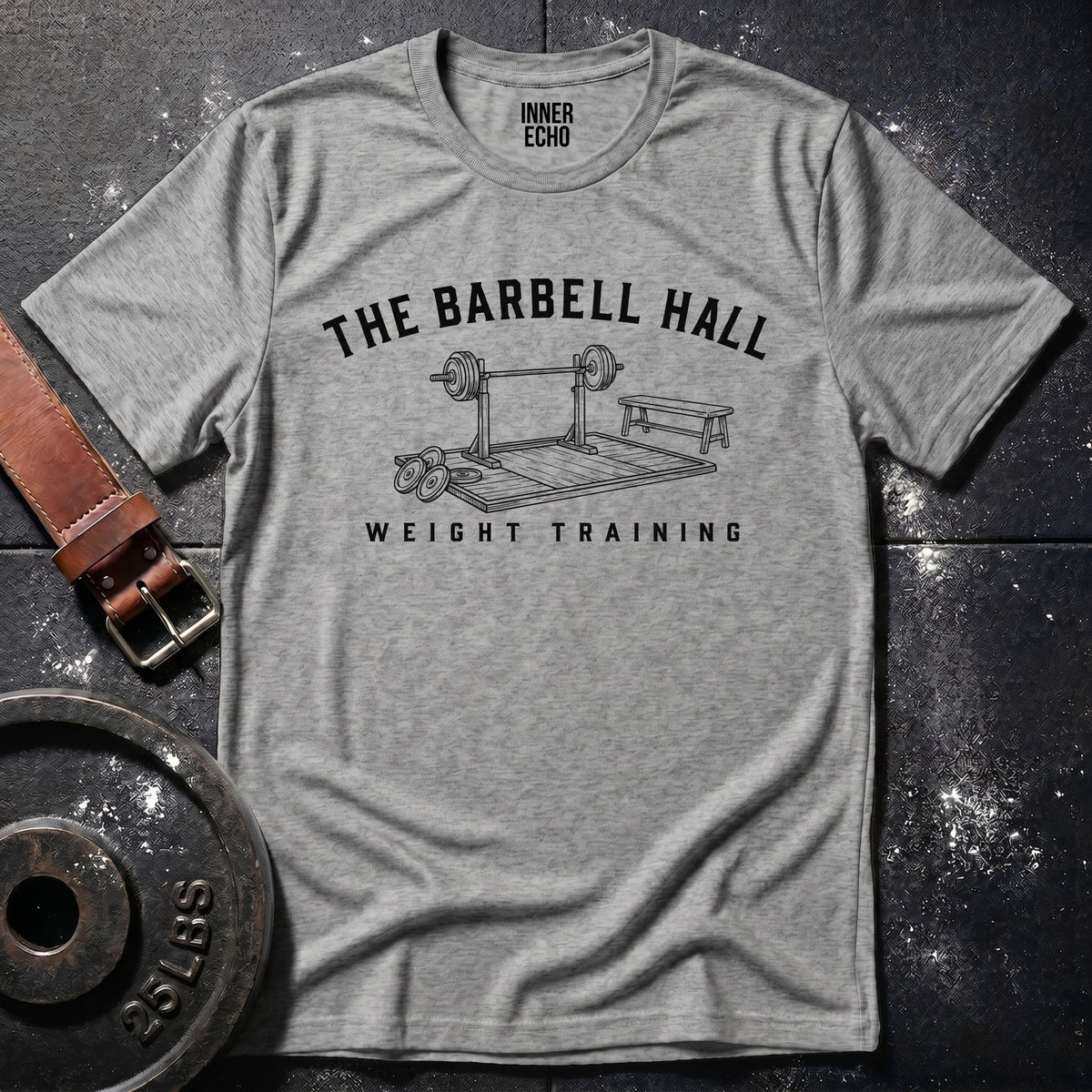 THE BARBELL HALL — T-Shirt